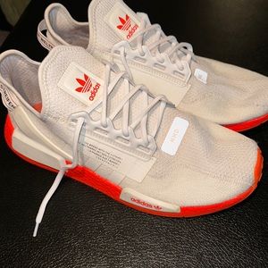 White and solar red adidas NMD size 12